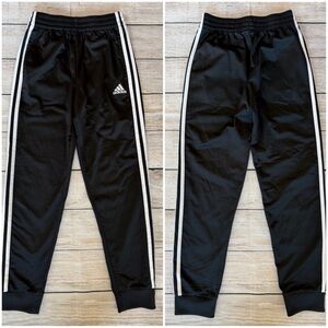 Adidas Youth Kids Boys Iconic Tricot Jogger Pants Black White Size M 10 12